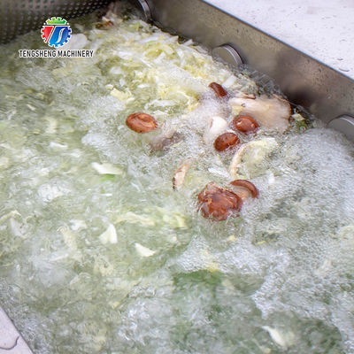 7kw Double Vortex Vegetable And Fruit Cleaning Machine
