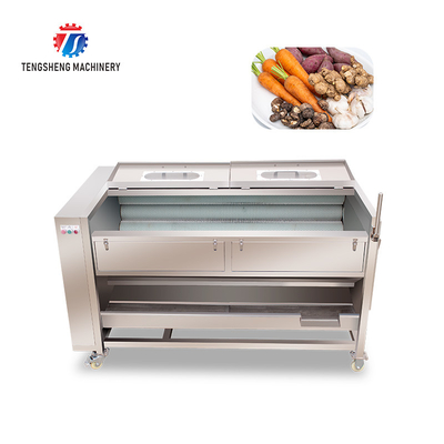 Taro Potato Hair Roller Sealed Washing And Peeling Machine
