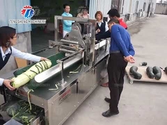 Kitchen Vegetable Horizontal Peeling Machine High Speed